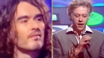 Bob Geldof insults Russell Brand at awards show in resurfaced clip