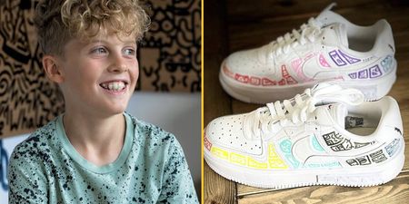 Boy, 13, who kept being told off for doodling at school ended up with Nike deal