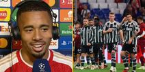 Gabriel Jesus cracks Man United joke after Arsenal’s Champions League win