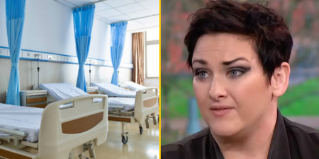 Mum slept with partner in hospital bed just two hours after giving birth