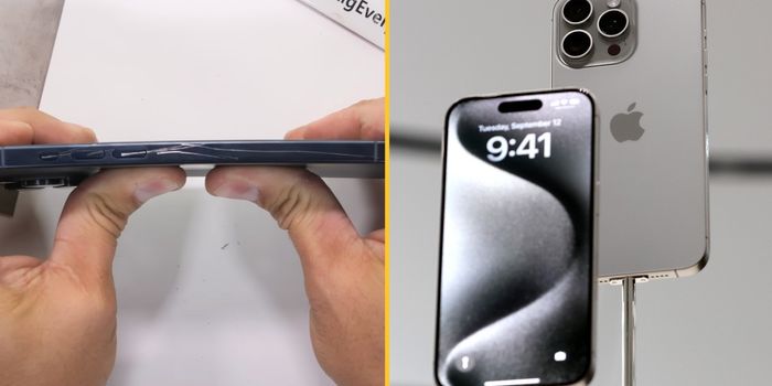 iPhone 15 bend test