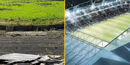 Abandoned stadium covered in weeds set to host Euro 2028 matches