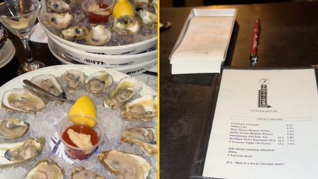 Woman left to pay bill after date ditches her for eating 48 oysters