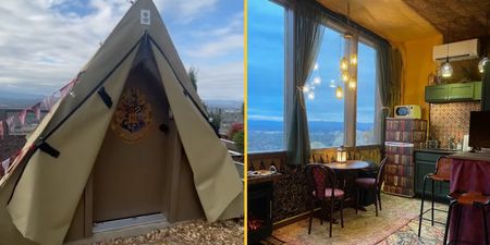You can now stay in Harry Potter Quidditch World Cup tent on Airbnb