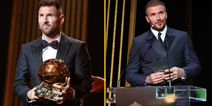 David Beckham makes promise to Lionel Messi after Ballon d’Or win