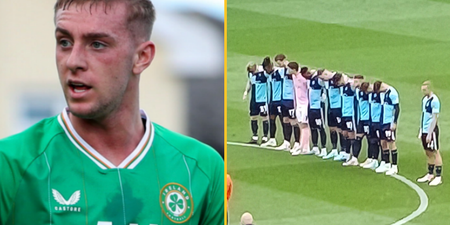 Irish footballer refuses to stand with teammates during Remembrance Day minute’s silence