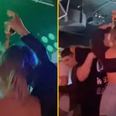 Woman savagely pulls out measuring tape at a club to check if man is tall enough