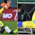 Neymar leaves pitch in tears on stretcher after suffering injury for Brazil