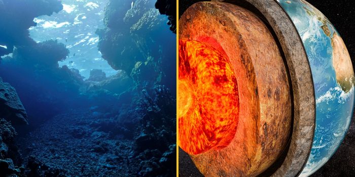 Ocean beneath Earth's crust