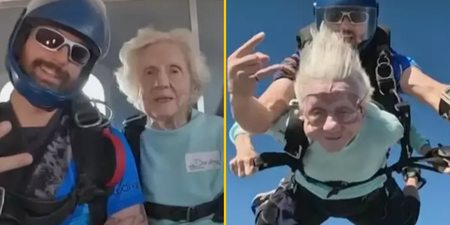 104-year-old woman breaks world record for oldest person to skydive