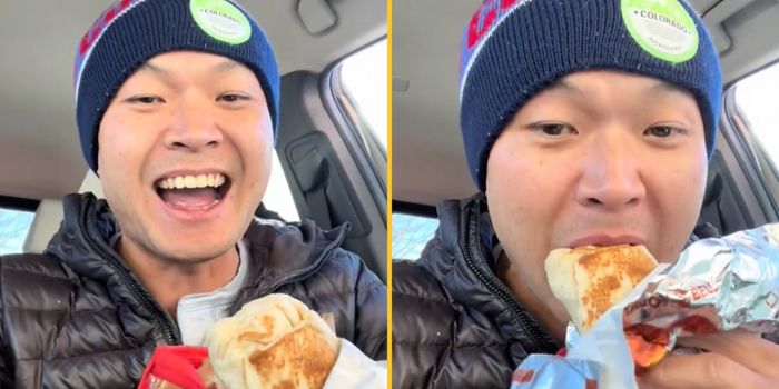 Delivery driver divides opinion after eating customer's food who didn't tip