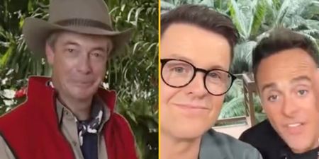 Nigel Farage responds to I’m A Celeb backlash with resurfaced Ant and Dec video