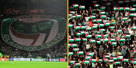 Celtic ban Green Brigade supporters group from attending home games after pro-Palestine display