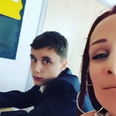 Mum turns up and sits next to son in class to stop him being rude to teachers