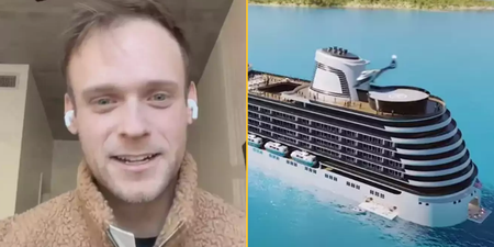 Man buys flat on cruise ship because it’s cheaper than home