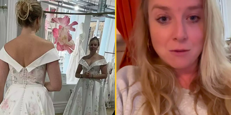 People think they’ve figured out creepy wedding dress pic compared to something from Black Mirror