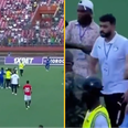 Mo Salah targeted by pitch invaders in Egypt vs Sierra Leone