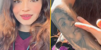 Woman’s boyfriend secretly tattoos face of the girl he was cheating with on her arm