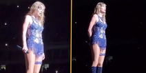 Worrying clip sees Taylor Swift ‘struggle to breathe’ at concert after fan dies from cardiac arrest