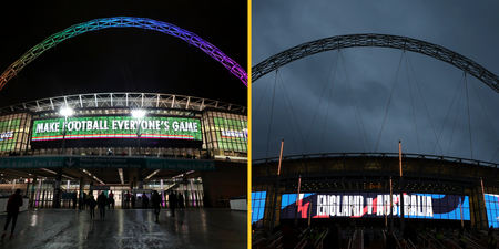 Wembley arch will no longer be lit for political causes