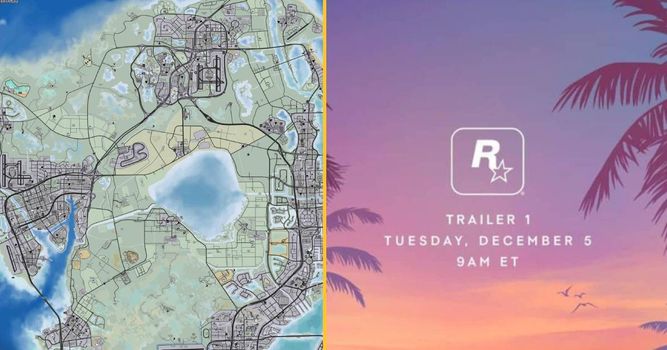 Image of leaked GTA VI map shows just how huge it could be