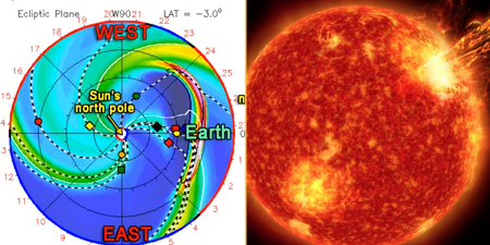 Warnings issued over internet blackouts as huge solar storm to hit Earth today