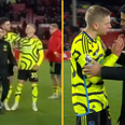 Ben White and Oleksandr Zinchenko involved in furious bust-up after Forest win