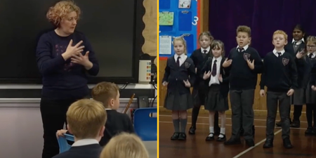 Primary school children taught sign language as part of curriculum