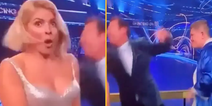Stephen Mulhern responds after Ricky Hatton ‘knocks him out’ live on Dancing on Ice