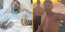 Dad left paralysed after New Year’s cold water swim