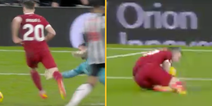 Alan Shearer blasts ’embarrassing’ Diogo Jota after forward goes down for penalty rather than scoring