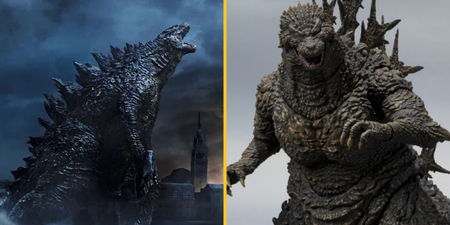 Artist works out exactly how long Godzilla’s legs are to stand in ocean and people can’t unsee it