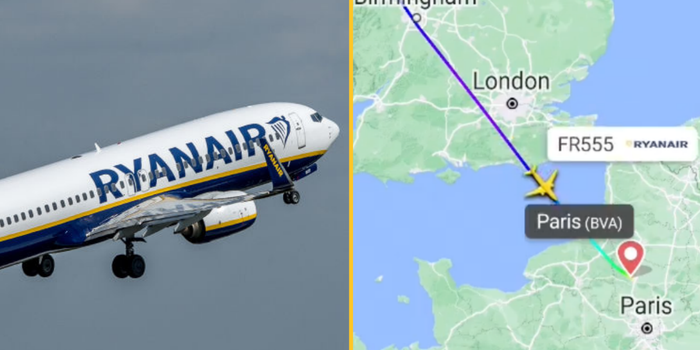 Brits 'spare a thought' for Ryanair passengers who spent 10 hours on flight to Paris