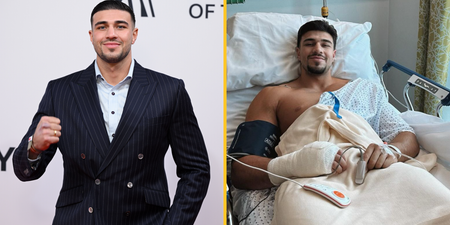 Tommy Fury hospitalised over ‘extreme pain’ that left him unable to fight with right hand