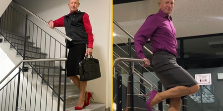 Straight dad proudly wears skirts and heels to fight gender stereotypes