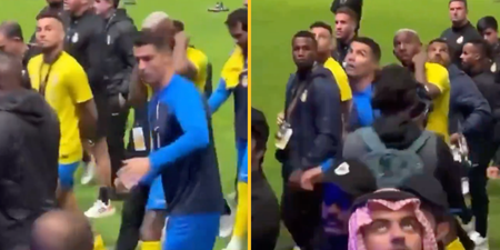 Cristiano Ronaldo storms off pitch again after not winning Riyadh Cup MVP 
