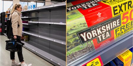 Supermarkets post warnings over national tea shortage