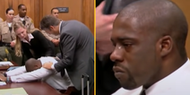 Student breaks down in court as rape charges are dropped after girl admitted it never happened