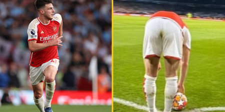 Declan Rice reveals why his shorts were stained with ‘suspicious mark’