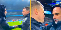 Fans claim they know what Pep Guardiola said to Eddie Howe after FA Cup win