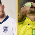 England fans are all saying the same thing as Brazil’s starting lineup released hours ahead of kickoff