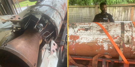 Man finds inert nuclear missile in his garage