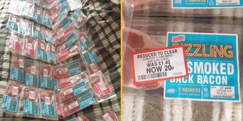 Shoppers slam ‘selfish’ woman after she takes 60 packs of reduced bacon
