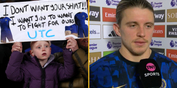 Conor Gallagher responds to brutal sign held up by young Chelsea fan