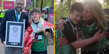 Teenager with Down's Syndrome breaks London Marathon record