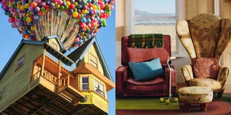 You can now stay in the house from Up that actually floats in the air