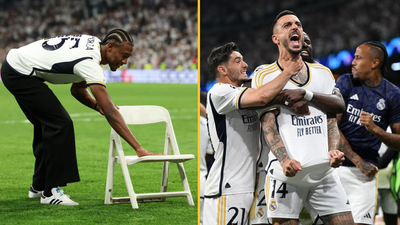 Why Real Madrid players celebrated their Champions League semi-final win with white chair